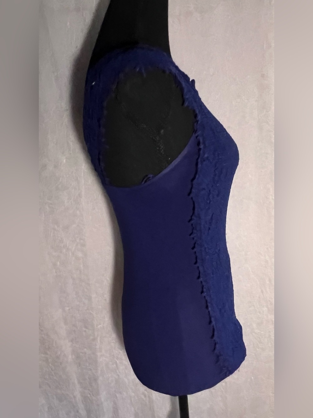 Express Navy Blue Lace tank - Picture 2 of 8